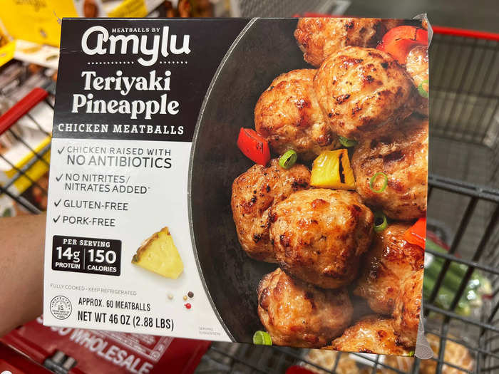 Amylu teriyaki-pineapple chicken meatballs are delicious. 