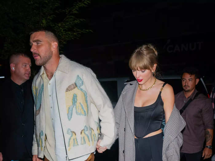 The couple wore statement jackets for their first public New York City date night in October 2023.