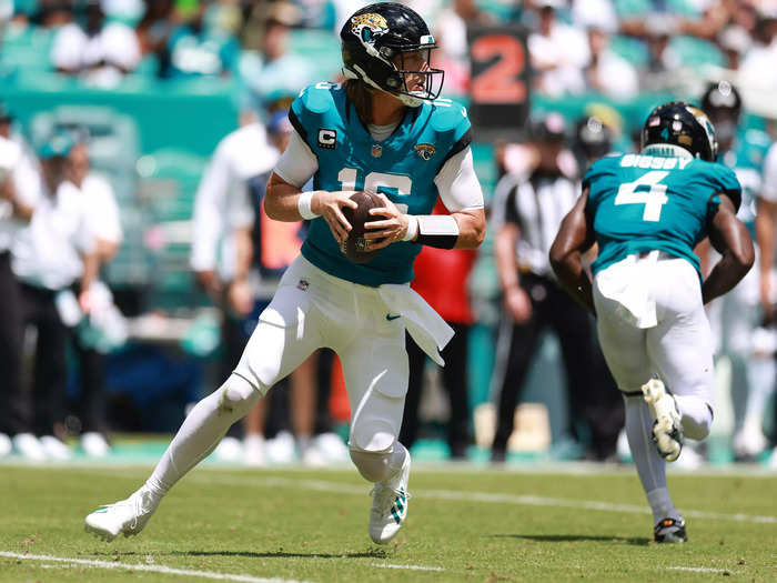 2 (tie). Jacksonville Jaguars quarterback Trevor Lawrence also earns an average of $55 million annually.