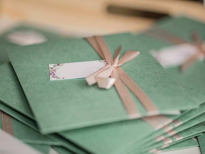 Numbering the back of your RSVP cards will save you a few headaches.