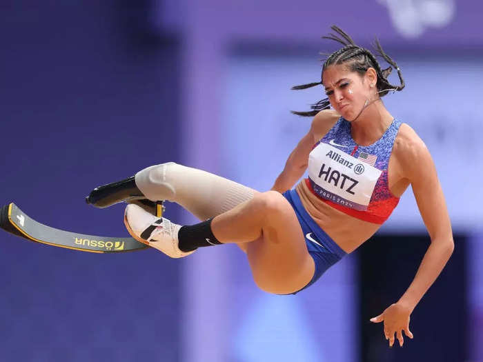 Steele photographed Beatriz Hatz of Team USA as she won bronze in the women