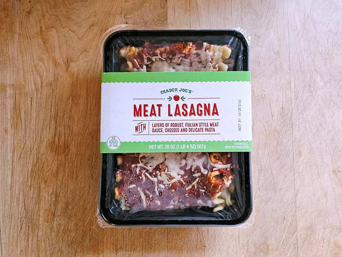 I love the spice in Trader Joe’s meat lasagna. 