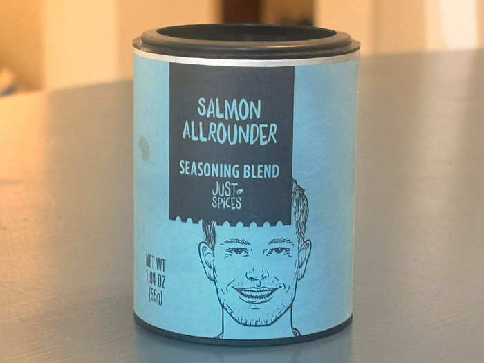 I love the Salmon Allrounder seasoning blend from Just Spices.