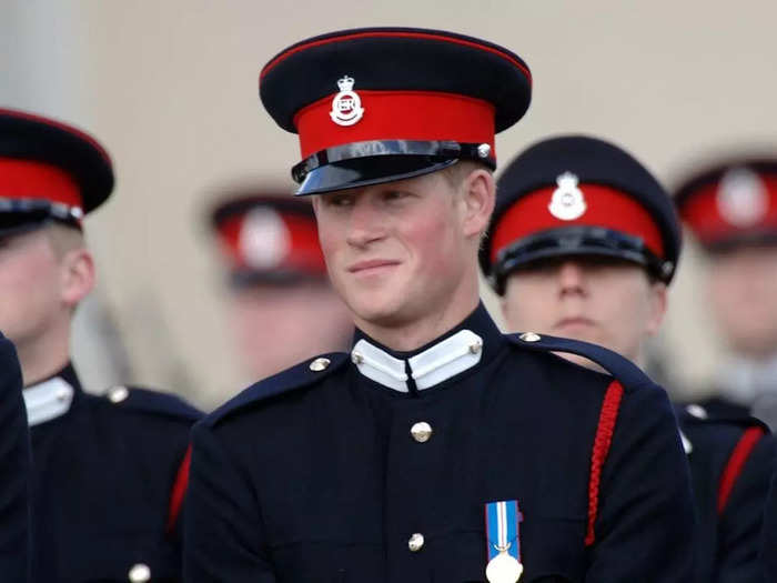 Harry took part in the passing-out Sovereign