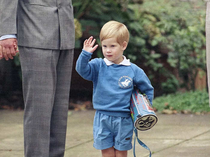 Prince Harry had his first day of nursery school in in September 1987.