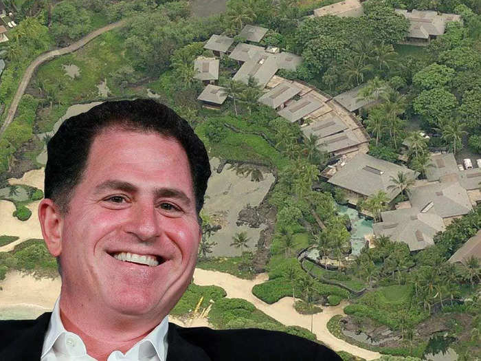 The Dell family has spent vacations at the "Raptor Residence," a seven-bedroom, 18,500-square-foot compound in Kukio, Hawaii.