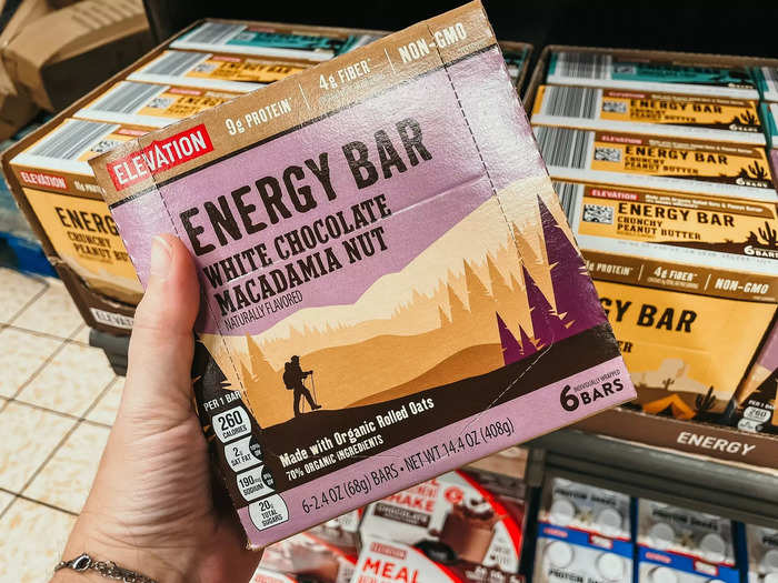 The Elevation energy bars are a great grab-and-go option. 