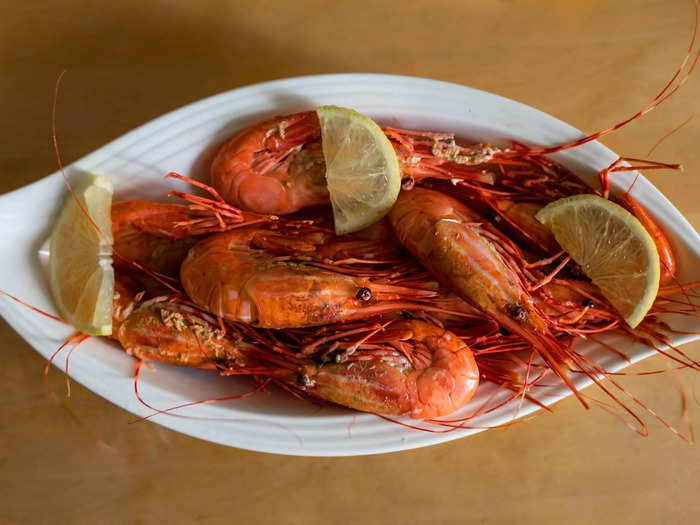 Spot prawns are pricey but worth it.