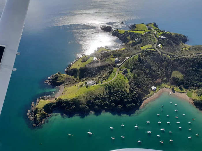 Off the coast of New Zealand