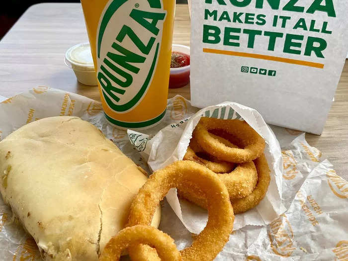 Nebraska-based Runza sells Eastern European bread pockets.