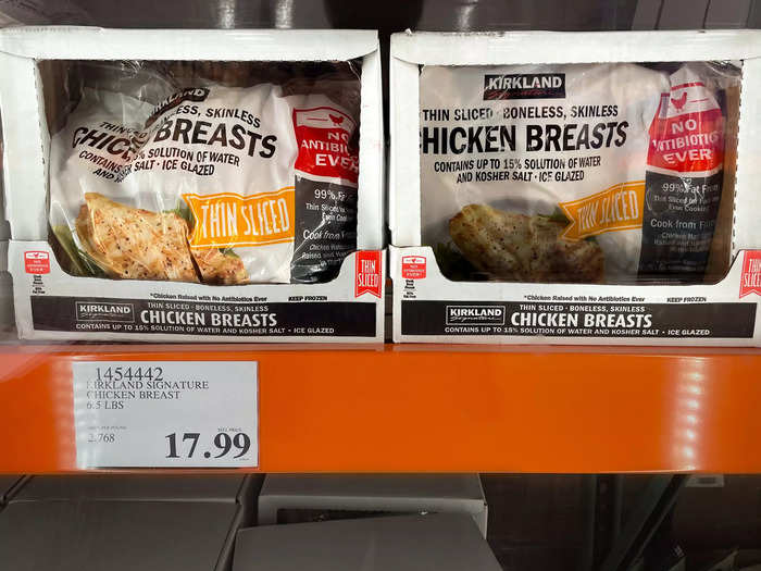 I use the Kirkland Signature boneless skinless chicken breasts in so many meals.