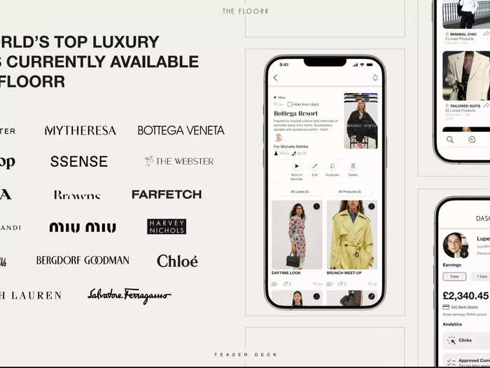 The platform hosts a number of luxury retailers