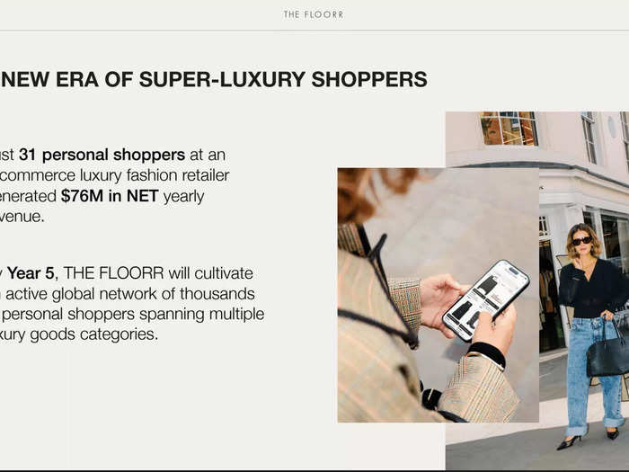 Slides 3 introduces the power of personal shoppers