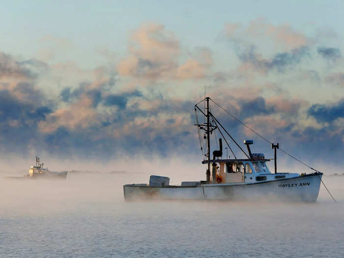 He got his first skiff when he was around 13 years old, and he has been lobstering ever since. 