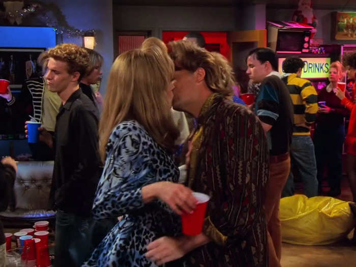 Her first kiss with anyone in the friend group was with Chandler, not Ross.