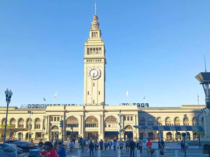 I arrived at the San Francisco Ferry Building and headed to the docks.