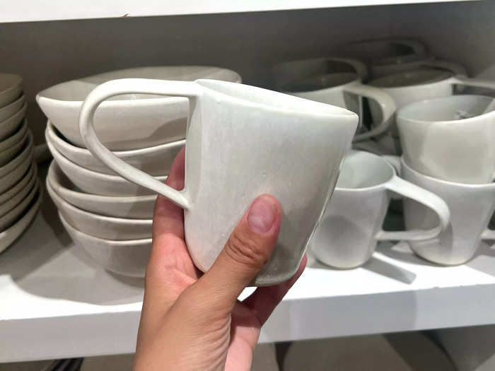 The Oyku Stoneware mug is perfect for coffee or hot apple cider.