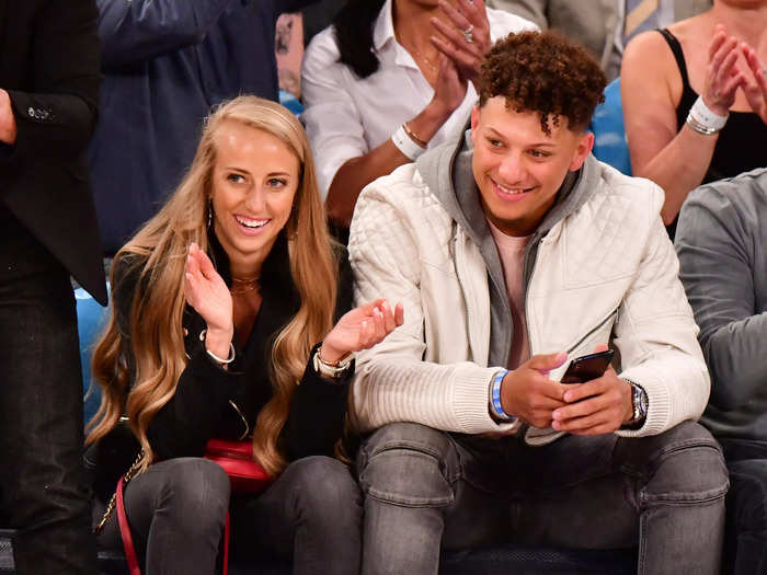 Brittany Matthews grew up in Texas and started dating Patrick Mahomes in high school.