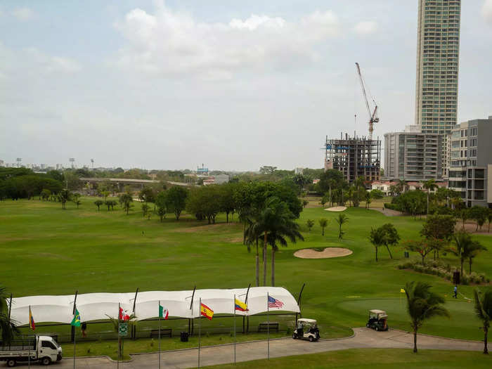 Perhaps the largest draw of the hotel is its golf course. 