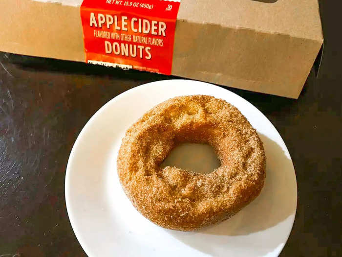 The apple-cider doughnuts were a hit at my house.