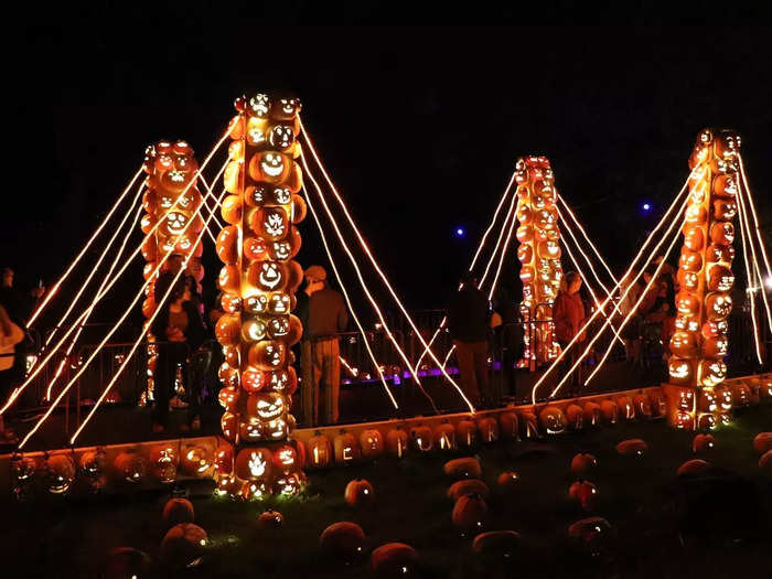 In another nod to the Hudson Valley, visitors could walk across a model of the Gov. Mario M. Cuomo Bridge.