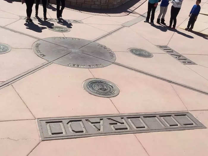 The Four Corners Monument doesn