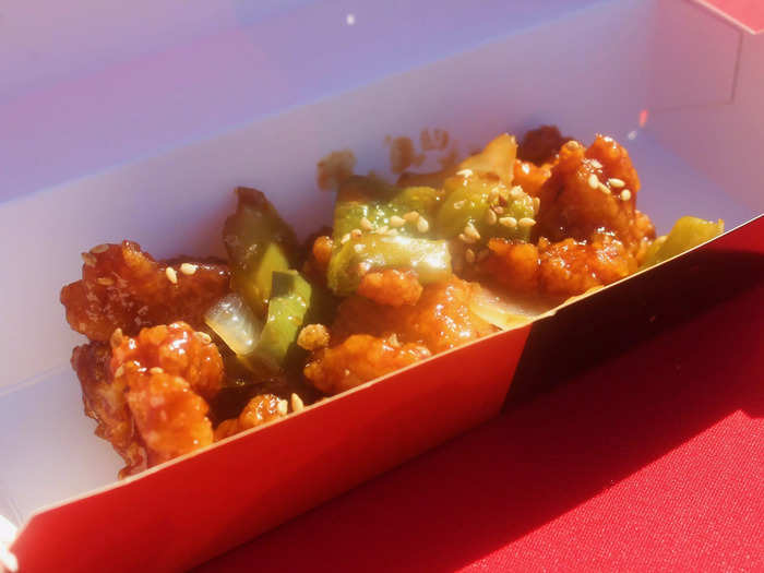 2. Blazing Bourbon Chicken from Panda Express