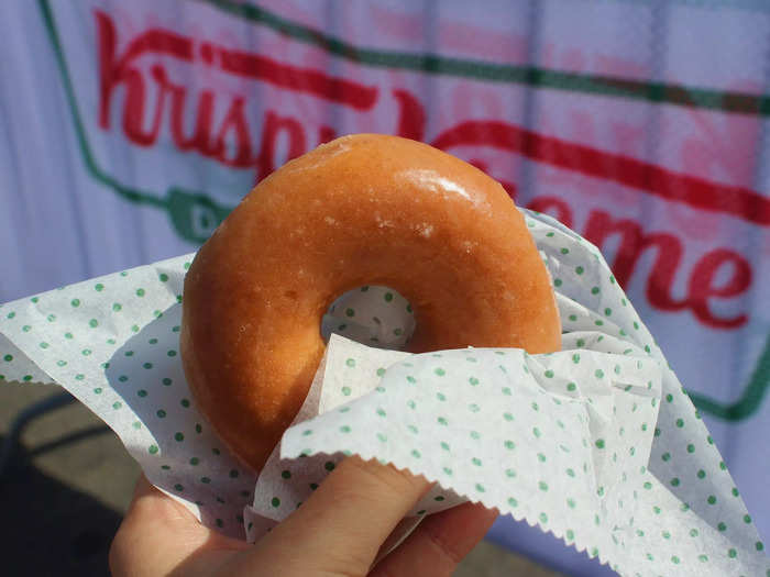 5. Pumpkin spice original glazed doughnut from Krispy Kreme