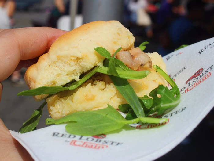 8. Cheddar Bay Biscuits-inspired Butter-poached Lobster Biscuit from Red Lobster