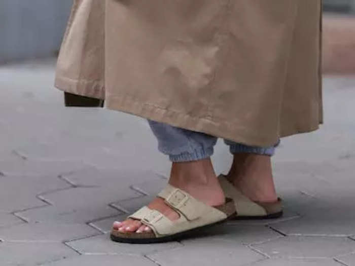 Laid-back sandals are no longer as popular.