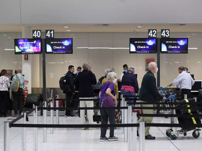 As a business-class traveler, I had premium check-in, which was a separate, shorter check-in line.