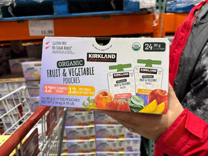 We’ve relied on the Kirkland Signature fruit-and-vegetable pouches for years.