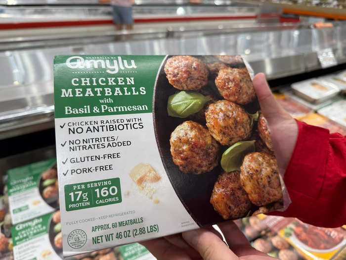 Amylu chicken meatballs are a delicious protein option.