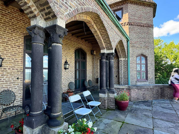 Inside, the home is relatively modest and quite dark. Most of the windows are narrow and small — for medieval French castles, windows were seen as a weakness against potential invaders.