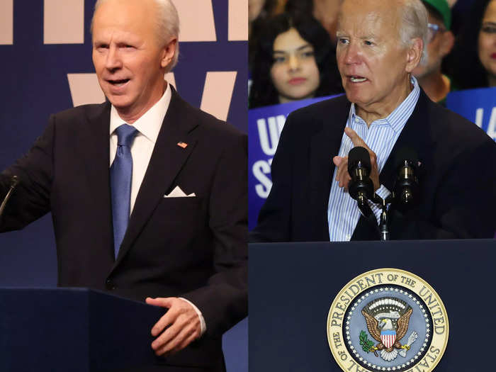 Dana Carvey parodied President Joe Biden. 