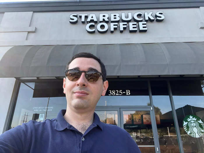 My first stop was this Starbucks in Alexandria, Virginia.