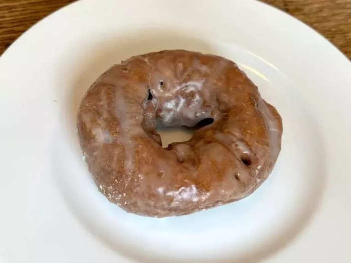 The pumpkin-spice cake doughnut was a nice change of pace.