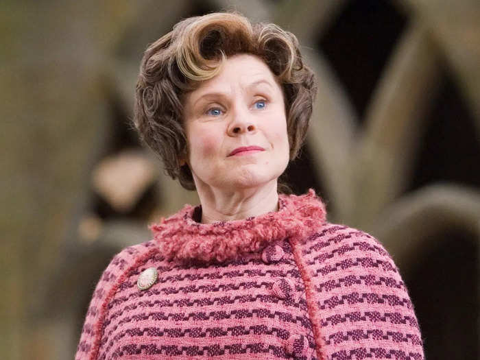 Dolores Umbridge was played by Imelda Staunton.