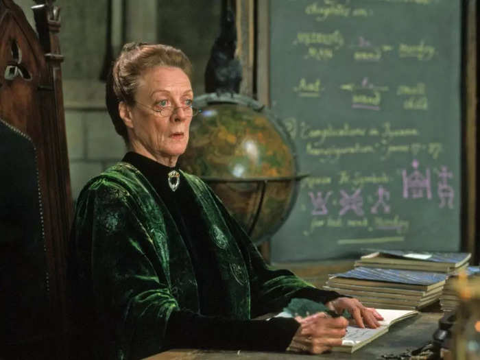 Maggie Smith was Professor McGonagall.