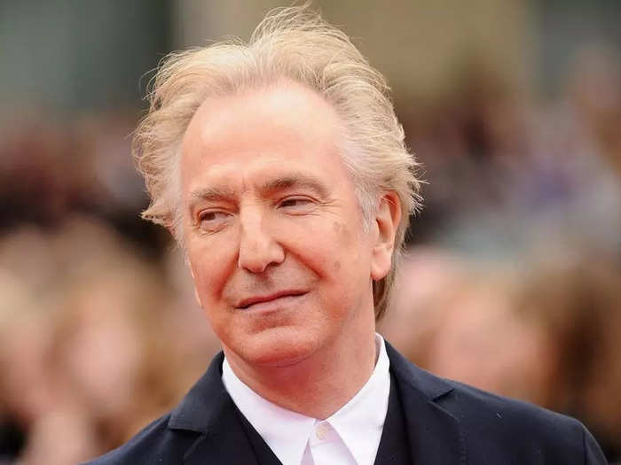 Rickman became a legend for his work in the "Harry Potter" series.