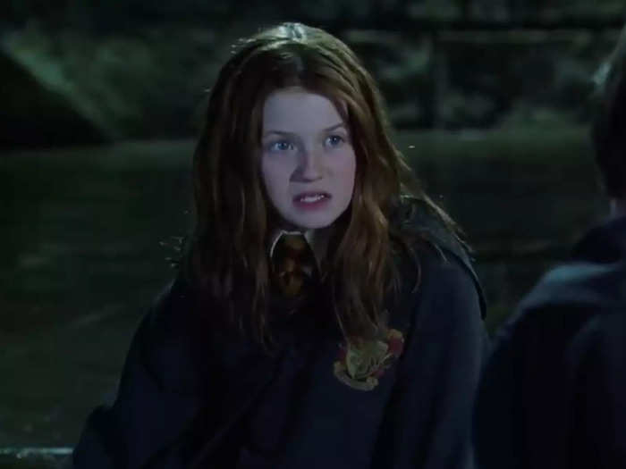 Bonnie Wright played Ginny Weasley.