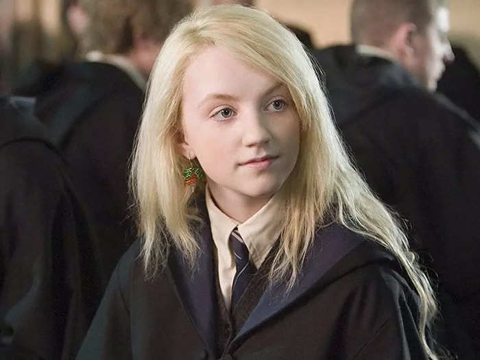 Evanna Lynch played the eccentric Luna Lovegood.