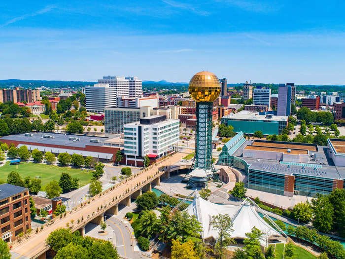 7. Knoxville, Tennessee