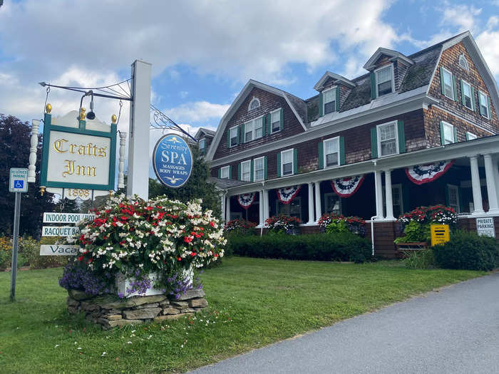 We have a giant inn in the center of town, too.