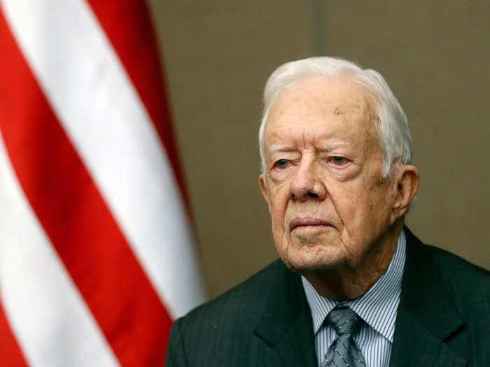 At age 100, Carter is the oldest living president as well as the nation