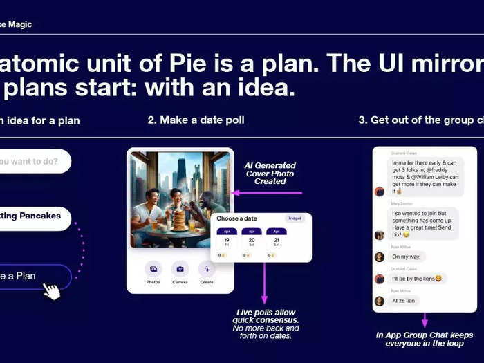 Then the deck breaks down its design and user experience.