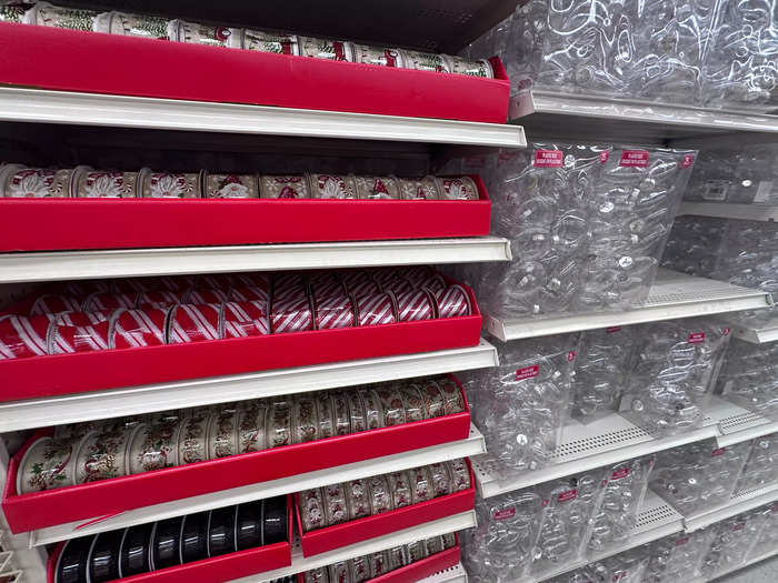 Christmas had crept out at Michaels, too, but only a little.