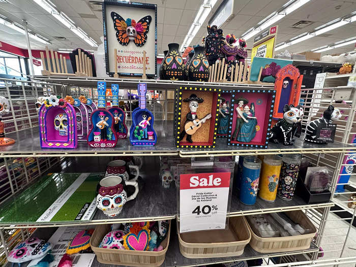 Michaels earned points for embracing other cultures with its Dia de los Muertos section.