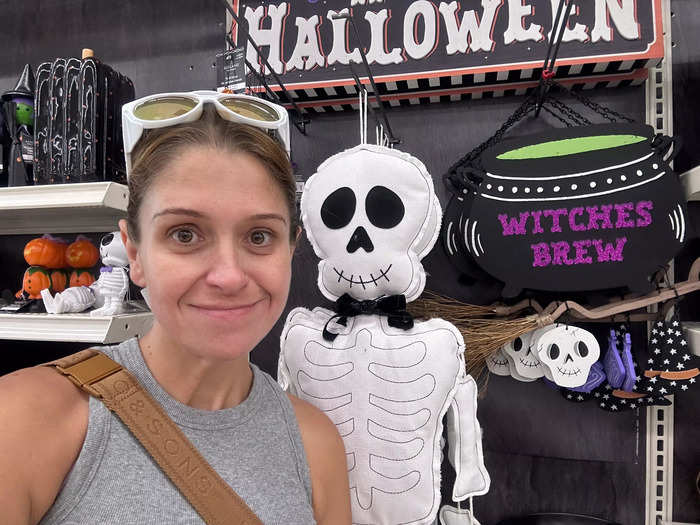 There were plenty of Halloween decorations on display at Michaels.