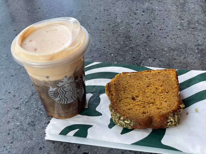 Thankfully the pumpkin loaf is available year-round, but it